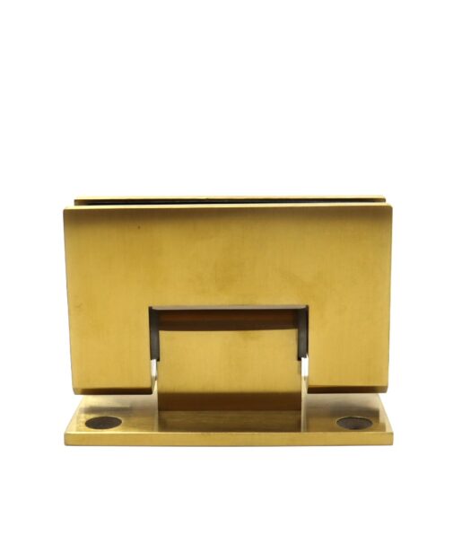 Brushed Brass - Glass to Wall Shower Hinge