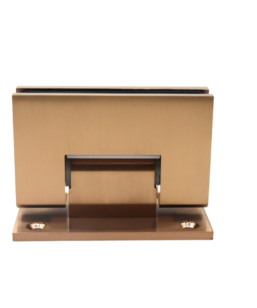 Brushed Copper - Glass to Wall Shower Hinge