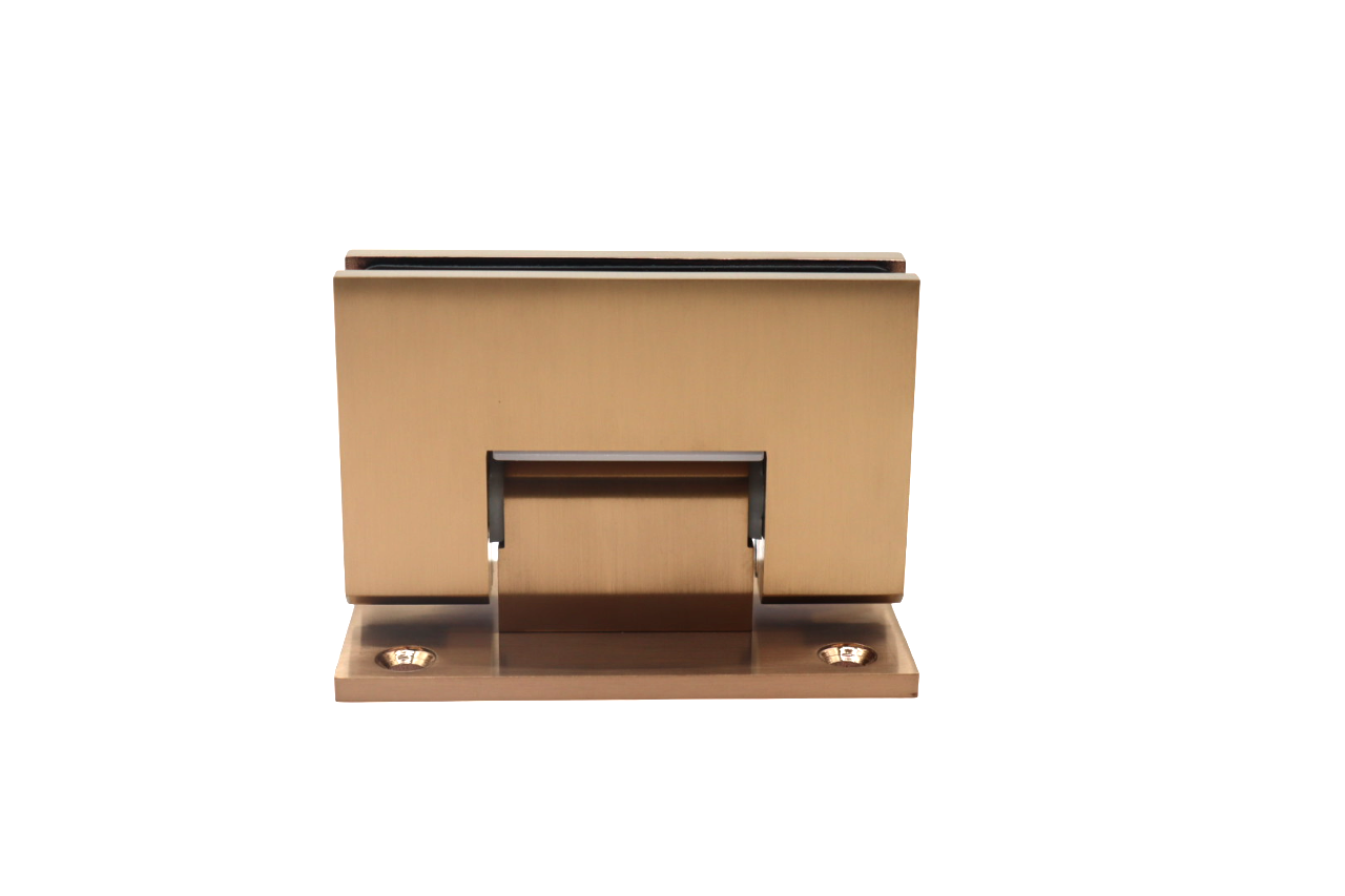Brushed Copper - Glass to Wall Shower Hinge