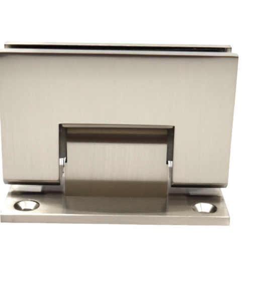 Brushed Nickel-Glass to Wall Shower Hinge