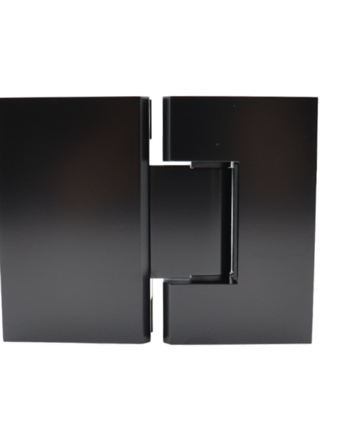 Matt Black - Glass to Glass Shower Hinge