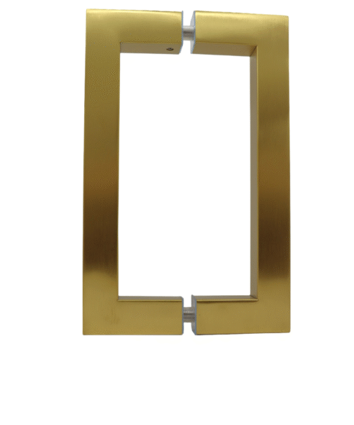 Brush Brass D Square Handle