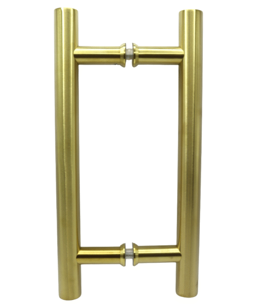 Brushed Brass H Handle