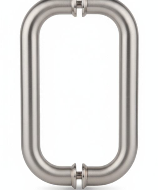 Brushed Nickel D Round Handle